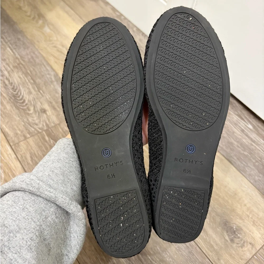 Rothy's The Flat - Black Solid